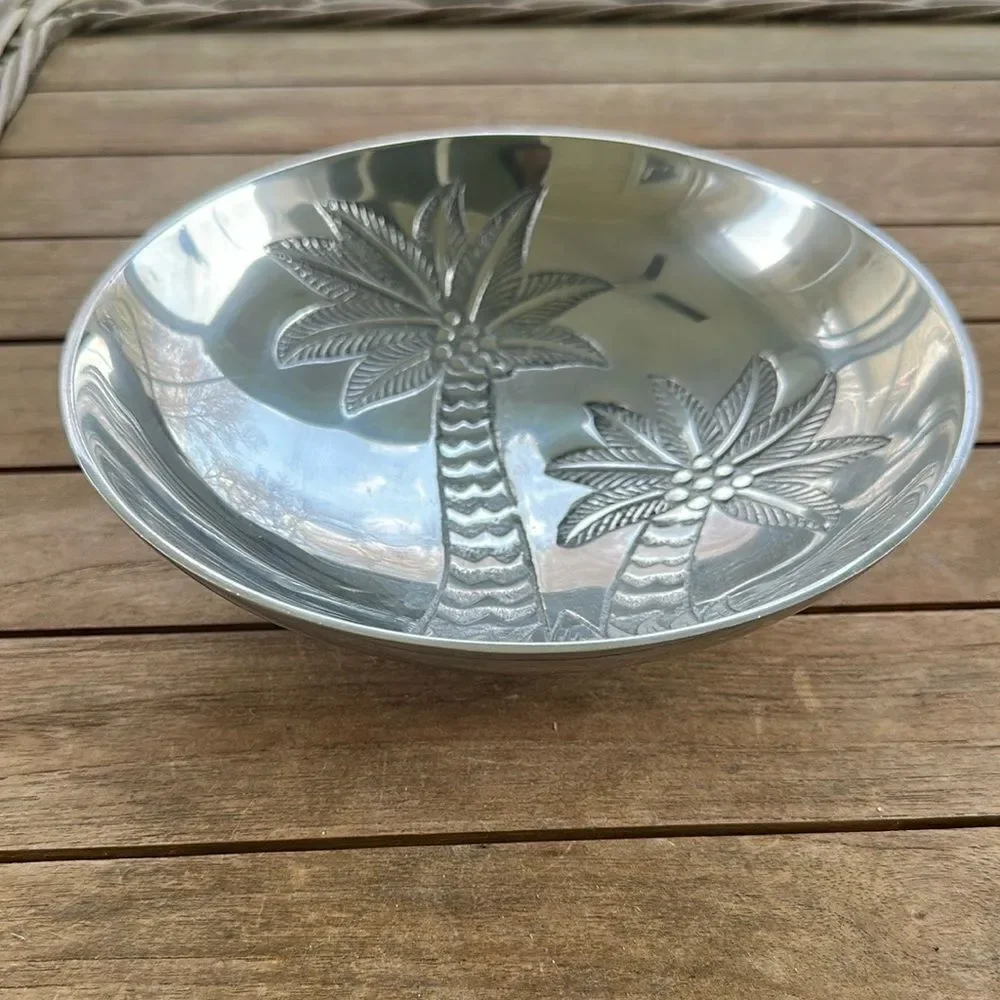 IHI Indian Palm Tree Decorative Bowl
